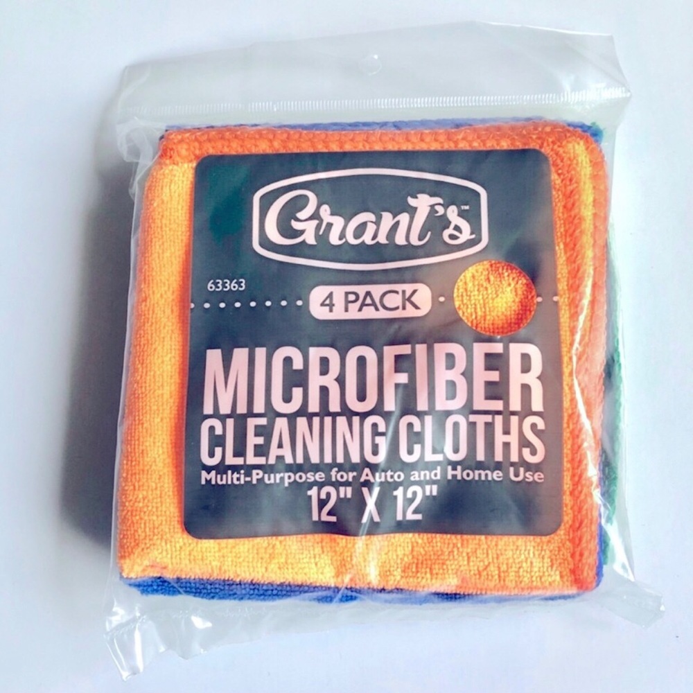 3/$15 NEW Microfiber Towels Cleaning Cloths 12”x 12”, SET OF 4, Different Colors
